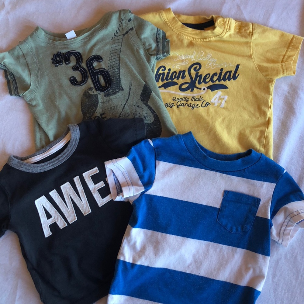 Bundle! 4  12 month T’s